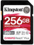 SD 256Gb Kingston SDXC Canvas React Plus V60 U3 SDR2V6/256GB