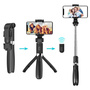 Selfie-bot Media-Tech 2in1 Tripod Bluetooth távirányító MT5542