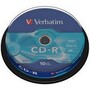 CDR Verbatim 80'  52x 10db/henger 43437