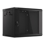 Szekr. Fali  9U 19' 450 mély x 600 Black Lanberg WF01-6409-10B