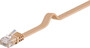 Kab UTP Patch CAT6 15m Világosbarna Lapos 95883