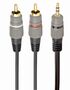 Kab 3.5mm Jack - 2x RCA cable  1,5m Gembird CCA-352-1.5M