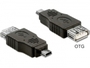 Fordító OTG USB Mini papa - USB2-A Adapter Delock