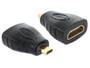 Fordító microHDMI D-papa - HDMI A-mamaDelock65242