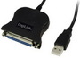 USB-Parallel Adapter Konverter 25p mama 1,8m Logilink UA0054A