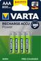 Akku AAA VARTA 4x800mAh x4  R2U (HR03)  56703