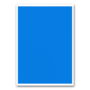 Etikett címke, 210x297mm, 1 címke/lap kék Bluering®