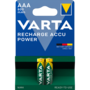 Elem tölthető akku AAA mikro 800 mAH Power 2 db/csomag, Varta