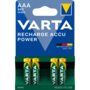 Elem tölthető akku AAA mikro 800 mAH Power 4 db/csomag, Varta