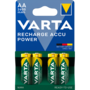 Elem tölthető akku AA ceruza 2600 mAH Power 4 db/csomag, Varta