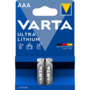 Elem AAA mikro LR03 2 db/csomag, Varta Ultra Lithium