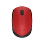 Logitech M171 vezeték nélküli piros notebook egér