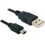 Delock 82273 USB 2.0-A > USB mini-B 5 pin 1 m apa / apa kábel