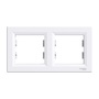 Schneider EPH5800221 ASFORA Vízszintes, fehér 2-es keret