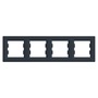 Schneider EPH5800471 ASFORA vízszintes antracit négyes keret