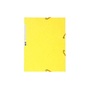 Exacompta A4 prespán citromsárga gumis mappa