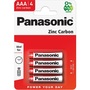 Panasonic RedZinc R03RZ/4BP AAA/mikro cink-mangán tartós elem 4 db/csomag