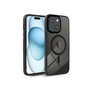 Haffner PT-6835 Apple iPhone 15 Plus Edge Mag Cover fekete/átlátszó szilikon hátlap