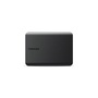 Toshiba 2.5" 1TB Canvio Basics (USB3.0; ~5Gbps; NTFS/HFS+; matt) fekete külső winchester