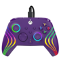 PDP 049-024-PR Afterglow Wave Xbox Series X|S/Xbox One/PC vezetékes RGB LED lila kontroller