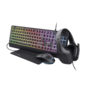 Trust GXT792 Quadrox 4in1 gamer csomag - billentyűzet,egér,egérpad és headset