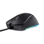 Trust GXT924 Ybar+ vezetékes fekete gamer egér