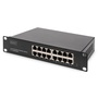 DIGITUS DN-80115 10" 16x GbE LAN port nem menedzselhető Switch