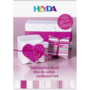 Heyda Pink A4 20 lapos kartonlap szett