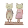 IRIS dekor fa béka fiú/lány 2 szortiment 10x5x23cm