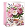 IRIS matt papírtasak rózsa+tea 26 x 32cm