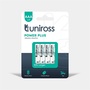 Uniross POWER PLUS 1,5V LR03/AAA/mikro tartós alkáli elem 4db/csomag