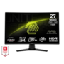 MSI 27" 274CQF Rapid VA WQHD 180Hz HDMI/DP gamer monitor