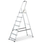 IRIS TOOLS HL-700-7S 7 (6+1) lépcsős alumínium létra, összecsukható, 125 kg teherbírás