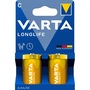 VARTA 4114101422 Longlife C (LR14) baby elem 2db/csomag (műanyagmentes csomagolás)