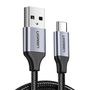 UGREEN QC3.0 1,5m USB/USB-C fekete adat- és töltőkábel