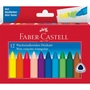 Faber-Castell 12 db háromszögletű zsírkréta készlet