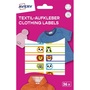 Avery ETVET36A iskolai kézzel írható 45x13 mm 36 db állatos textil öntapadós címke