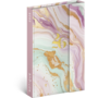 Realsystem 2026 Pink Marble 5412 B6 mágneses zsebnaptár