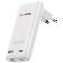 Verbatim 32355 Fold n Go 65W fehér GaN hálózati töltő