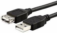 Kab USB A-A Hosszabbító 5m P-M Wiretek WUCBE-5 Kab USB A-A Hosszabbító 5m P-M Wiretek WUCBE-5