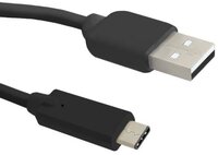 Kab USB3.1 C Male- 2.0 A Male 1,2m Black Qoltec 50488