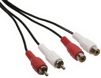 Kab RCA 2xDugó -2xAljzat   5m Goobay 50027