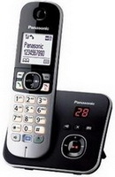 Panasonic telefon DECT KX-TG6821PDB Black