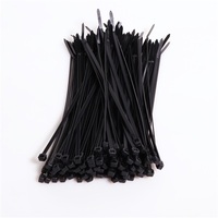 Iris Electric 100 db fekete 370x3,6mm kábelkötegelő, gyorskötöző, kötegelő, UV álló