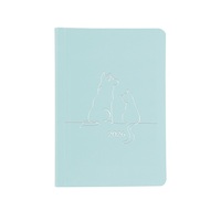 Kalendart Pastel 2026 P012 B6 heti beosztású kék határidőnapló