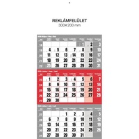 Realsystem 2026 6061 12lapos piros speditőrnaptár Realsystem 2026 6061 12lapos piros speditőrnaptár