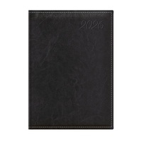 Kalendart Image 2026 I020 B5 napi beosztású fekete határidőnapló Kalendart Image 2026 I020 B5 napi beosztású fekete határidőnapló