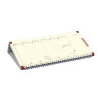 Kalendart 2026 C050 jegyzettömbös fekvő szürke sárga papíros asztali naptár