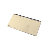 Realsystem 2026 7942-14 fekvő sárga papíros blokktömbös kék asztali naptár Realsystem 2026 7942-14 fekvő sárga papíros blokktömbös kék asztali naptár