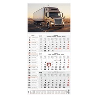 Kalendart 2026 T077 3 havi Kamion mintás speditőrnaptár Kalendart 2026 T077 3 havi Kamion mintás speditőrnaptár